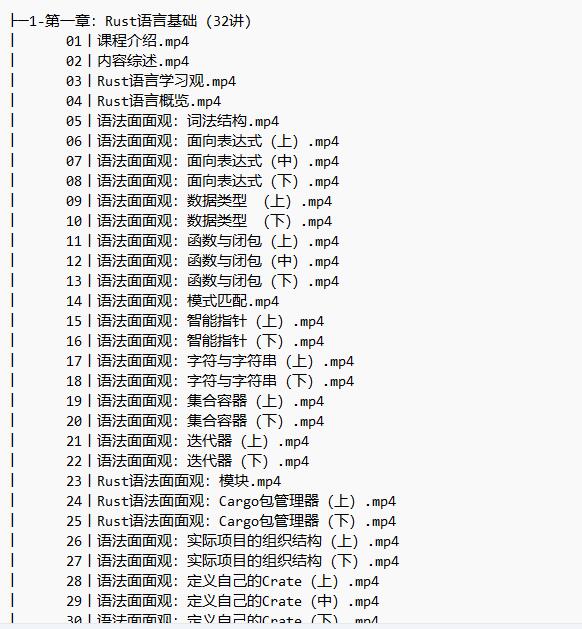 Rust實戰(zhàn) 視頻教程 下載   圖1