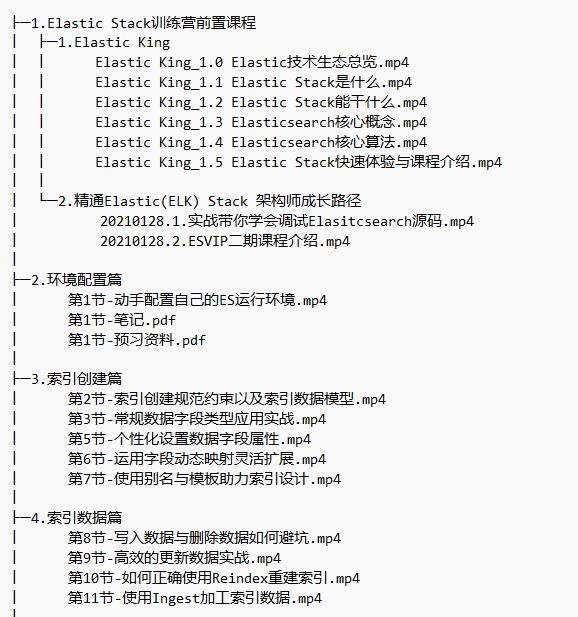 ElasticStack高級(jí)開發(fā)與架構(gòu)實(shí)戰(zhàn) 視頻教程 下載   圖1