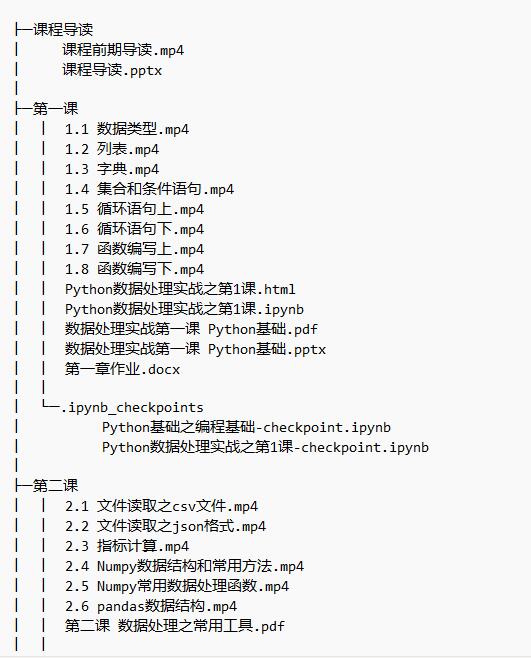 Python數(shù)據(jù)處理實(shí)戰(zhàn)探險 深入數(shù)據(jù)分析和可視化 視頻教程 下載    圖1